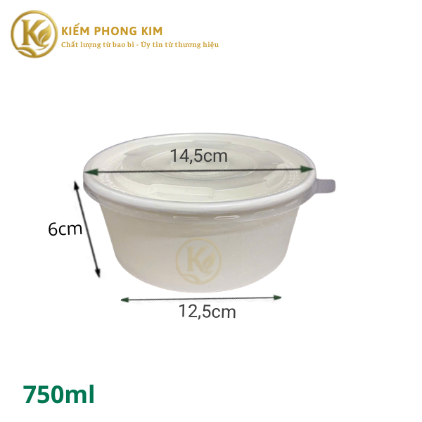 bát giấy trắng 750ml dáng lùn bát giấy trắng 750ml dáng lùn