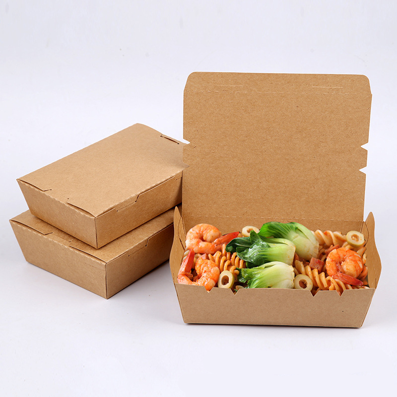hộp kraft nâu nắp gập