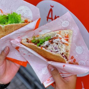 Túi giấy đựng bánh mì Kebab mang đi